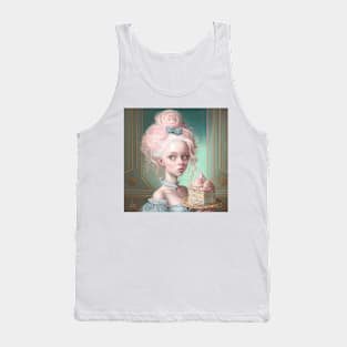 Marie Antoinette and the Pastel Cake Tank Top